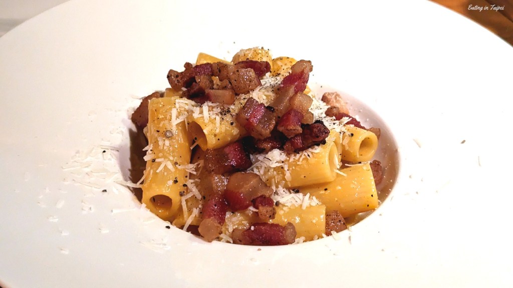 Divino Enoteca rummo no.50 rigatoni alla carbonara