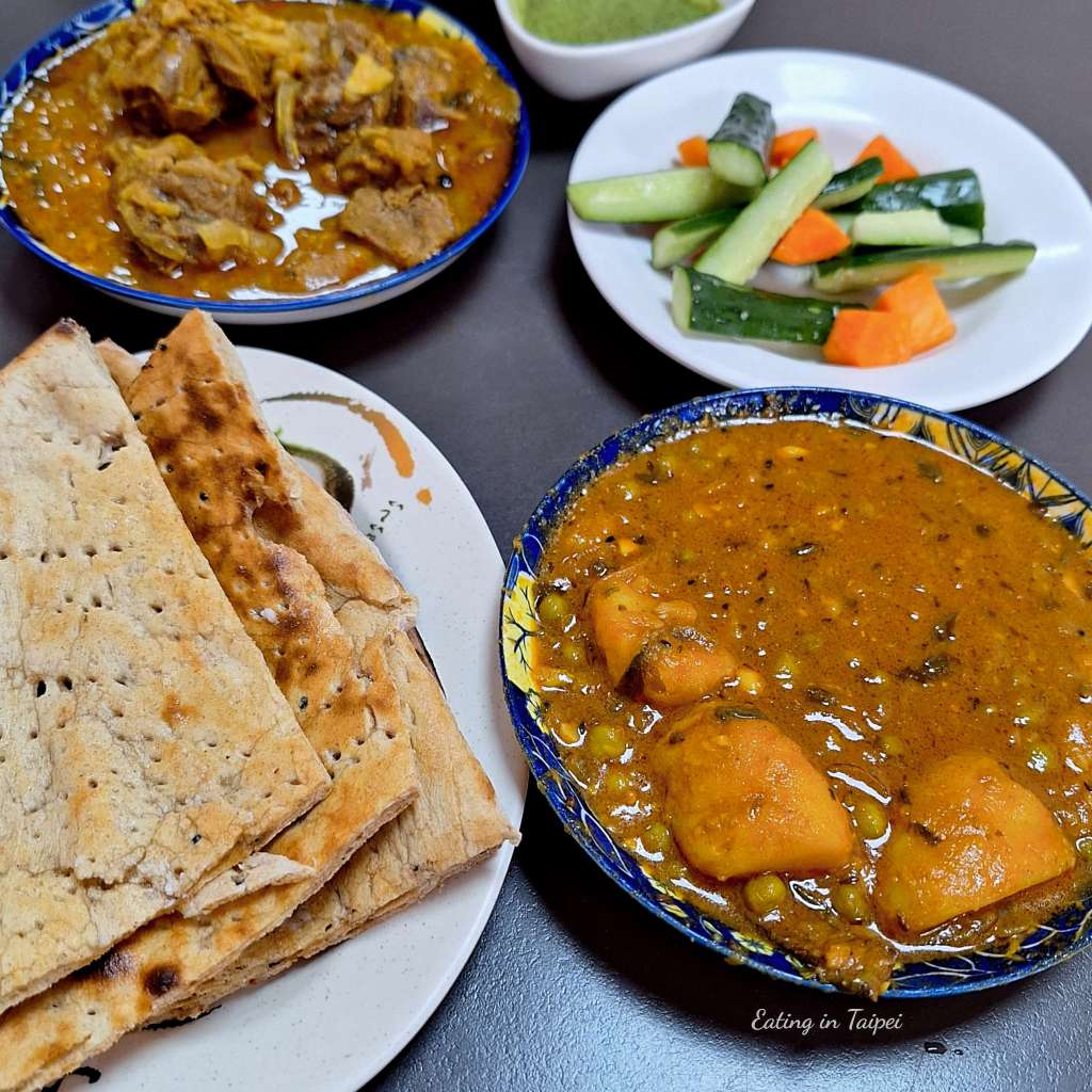 Namaste Taiwan table spread 2