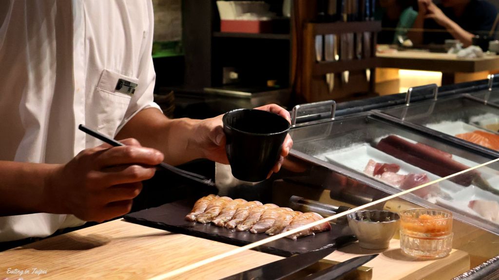 Yo sushi yellowtail sushi counter 2